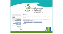 Desktop Screenshot of coregrammarforcollege.com