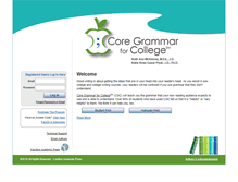 Tablet Screenshot of coregrammarforcollege.com